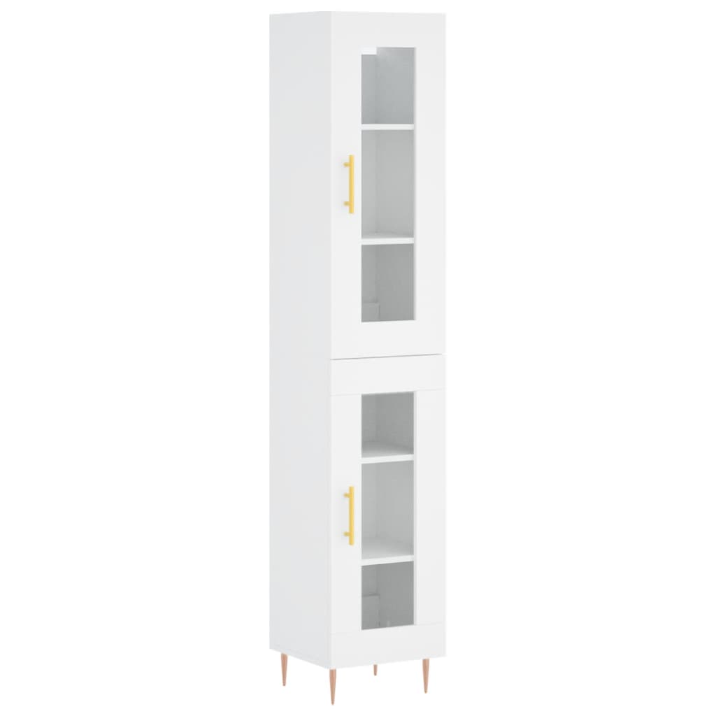Skap Hvit 34,5x34x180 cm