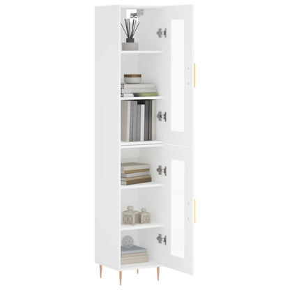 Skap Hvit 34,5x34x180 cm