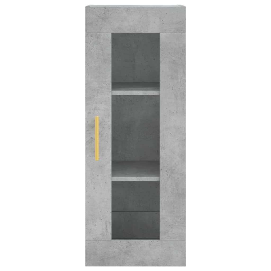 Skap Betonggrå 34,5x34x180 cm