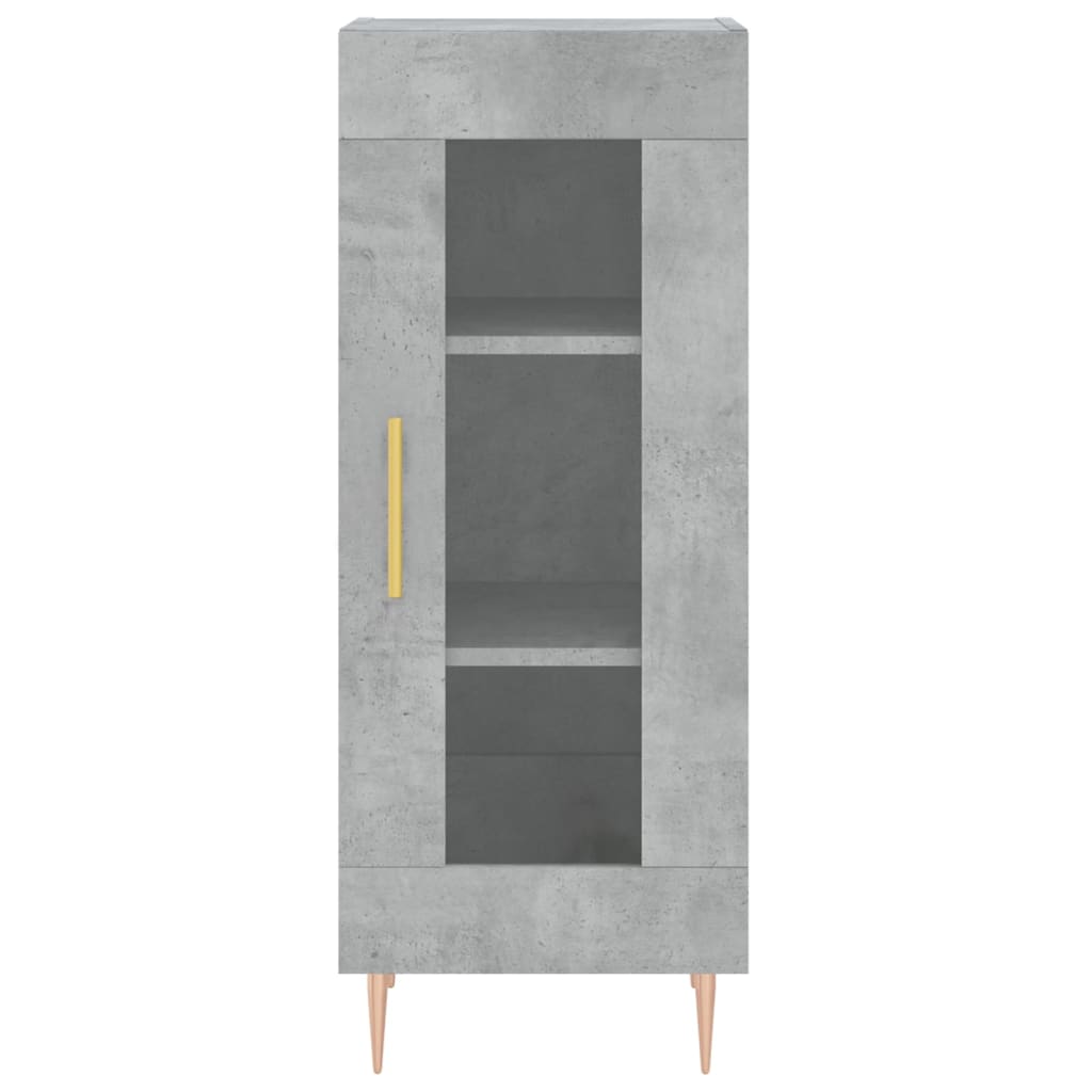 Skap Betonggrå 34,5x34x180 cm