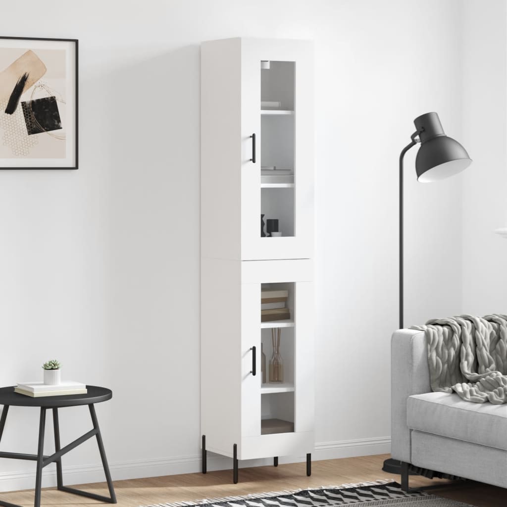 Skap Hvit 34,5x34x180 cm