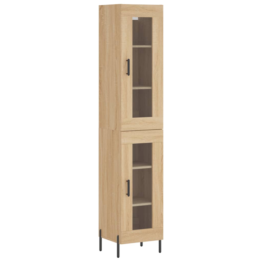 Skap Sonoma Eik 34,5x34x180 cm