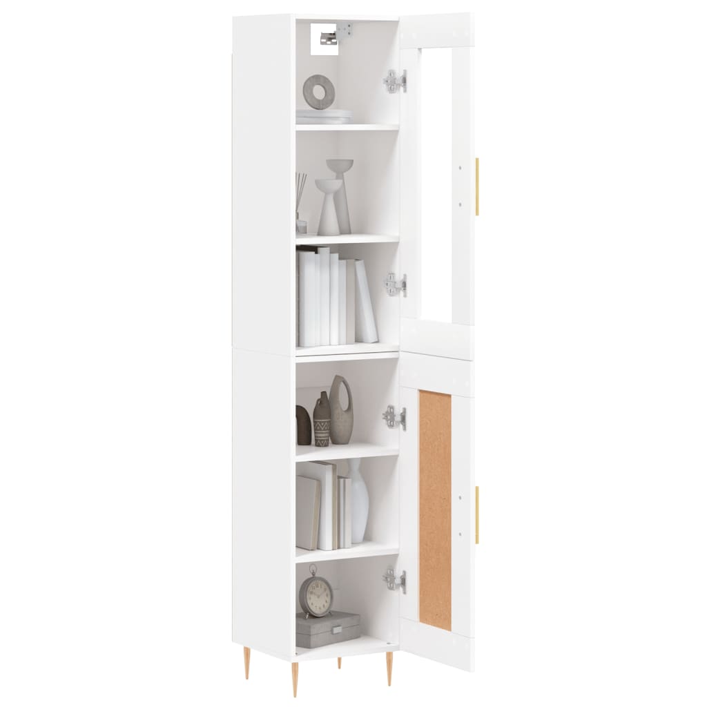 Skap Hvit 34,5x34x180 cm