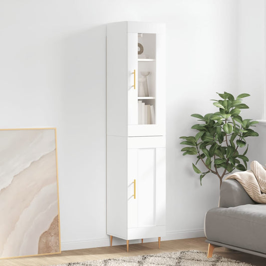 Skap Hvit 34,5x34x180 cm