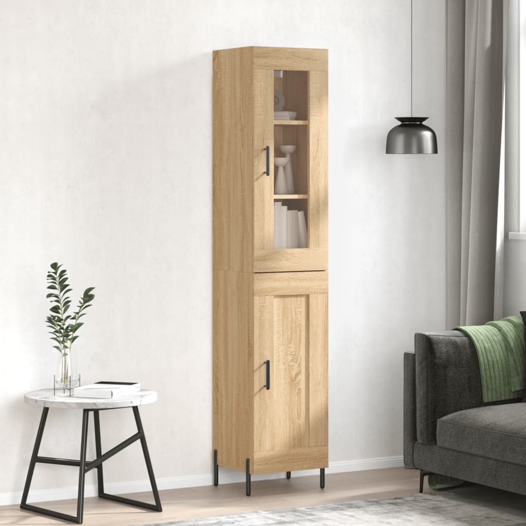 Skap Sonoma Eik 34,5x34x180 cm