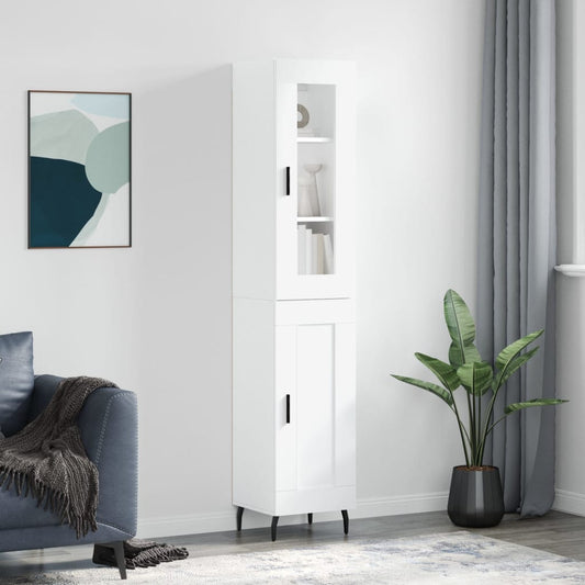Skap Hvit 34,5x34x180 cm