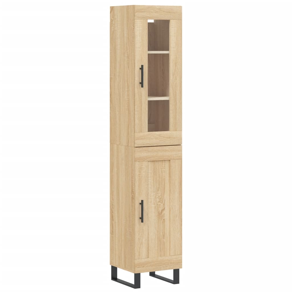 Skap Sonoma Eik 34,5x34x180 cm