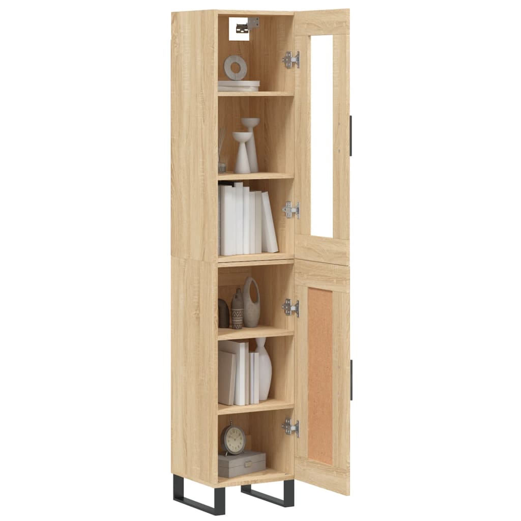 Skap Sonoma Eik 34,5x34x180 cm
