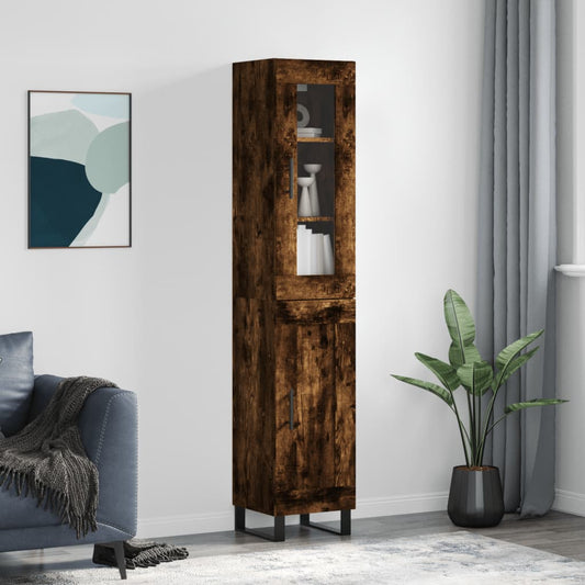 Skap Røkt Eik 34,5x34x180 cm