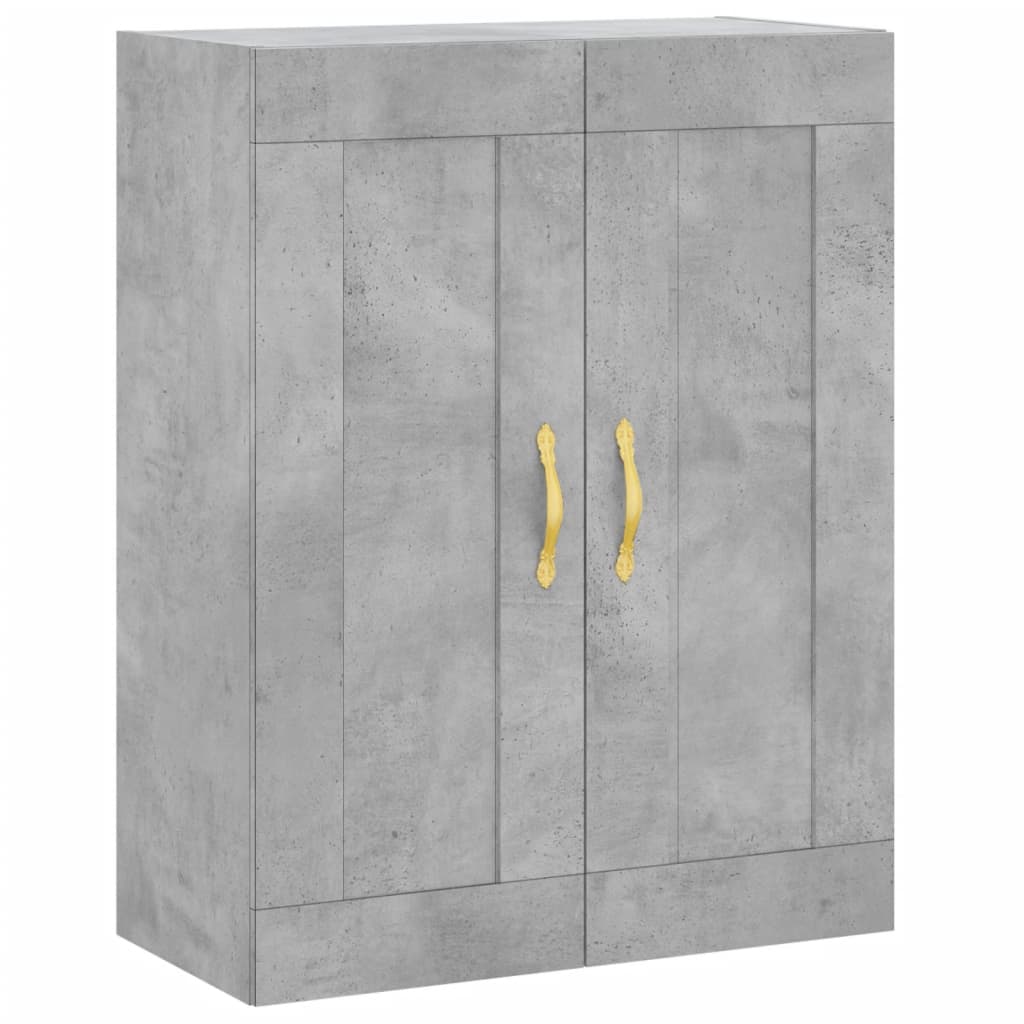 Skap Betonggrå 69,5x34x180 cm