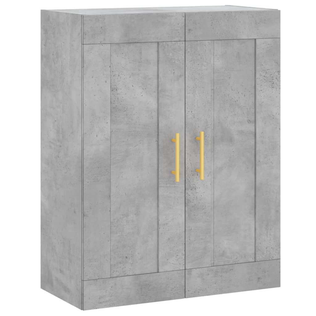 Skap Betonggrå 69,5x34x180 cm