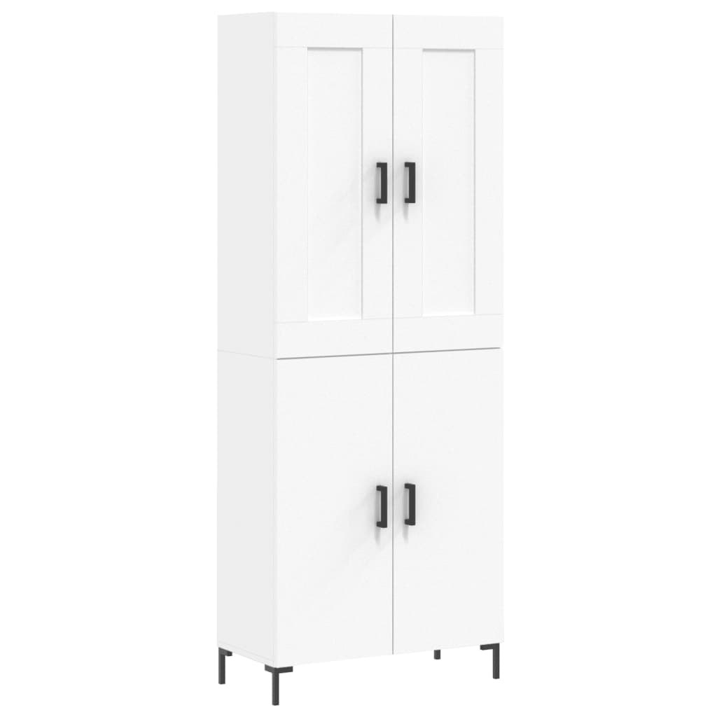 Skap Hvit 69,5x34x180 cm