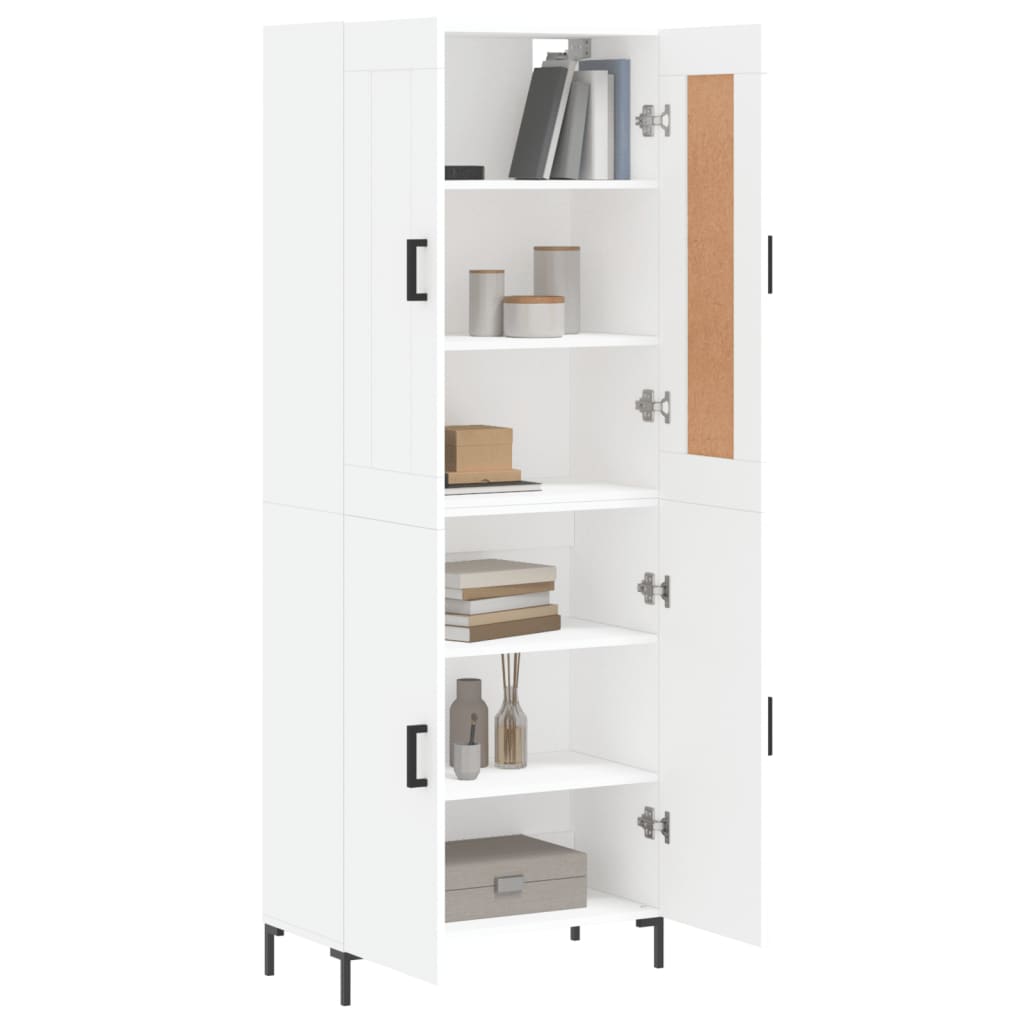 Skap Hvit 69,5x34x180 cm