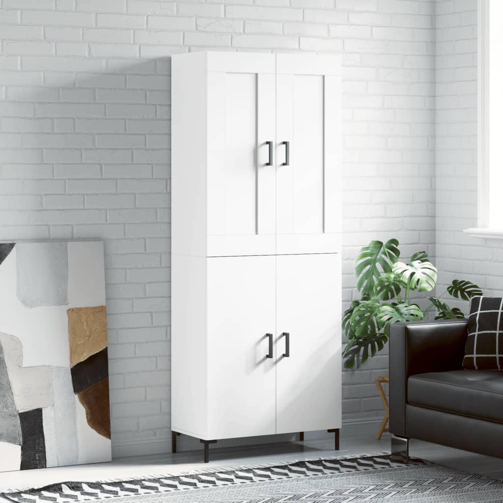 Skap Hvit 69,5x34x180 cm