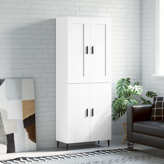 Skap Hvit 69,5x34x180 cm