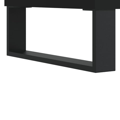 Skap Svart 69,5x34x180 cm