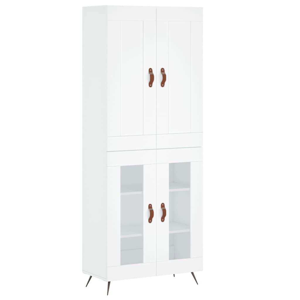 Skap Hvit 69,5x34x180 cm