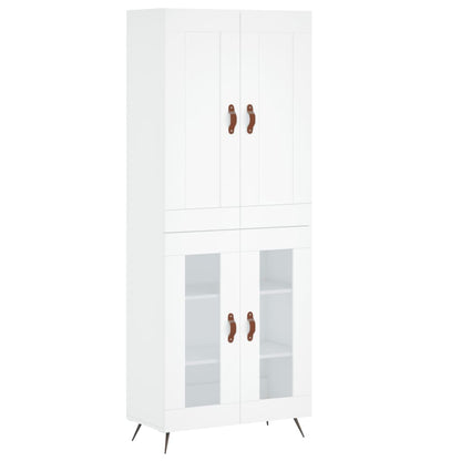 Skap Hvit 69,5x34x180 cm