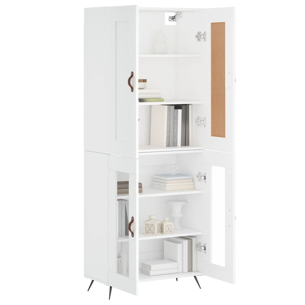 Skap Hvit 69,5x34x180 cm