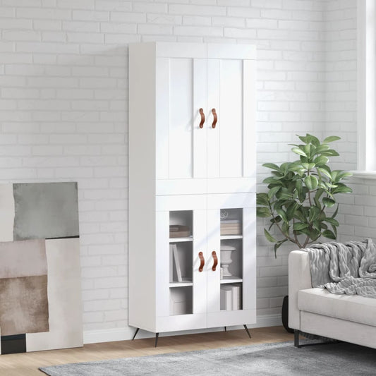 Skap Hvit 69,5x34x180 cm