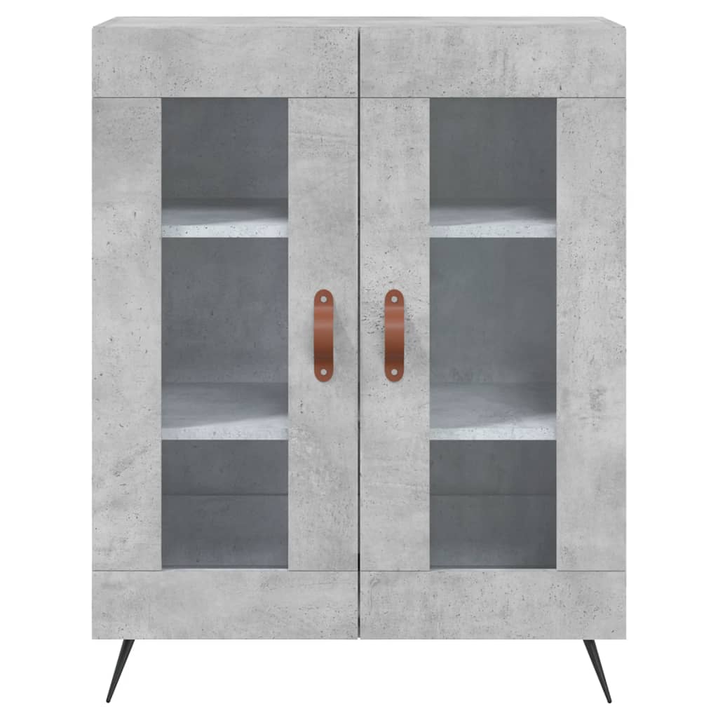 Skap Betonggrå 69,5x34x180 cm