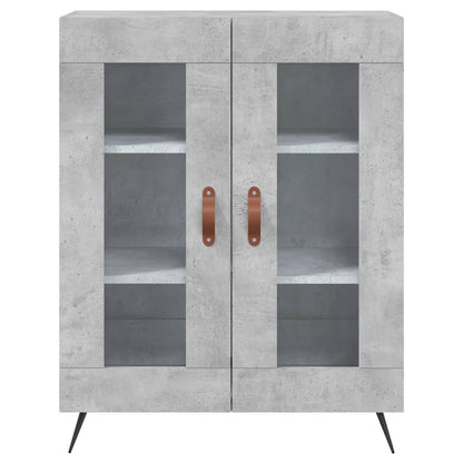 Skap Betonggrå 69,5x34x180 cm