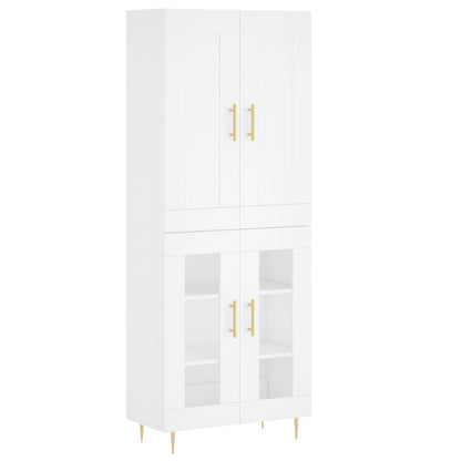 Skap Hvit 69,5x34x180 cm