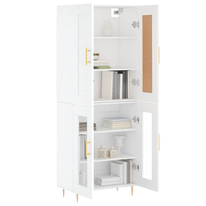 Skap Hvit 69,5x34x180 cm