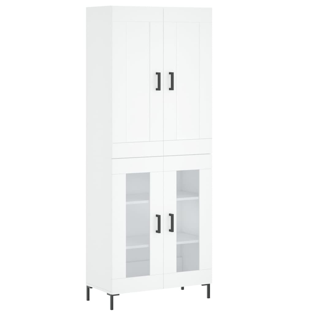 Skap Hvit 69,5x34x180 cm