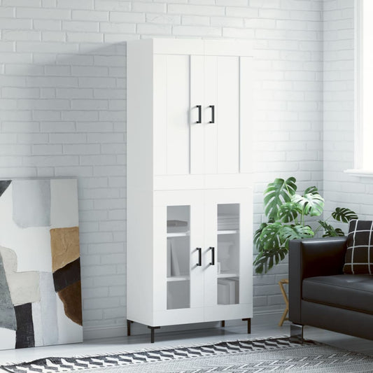 Skap Hvit 69,5x34x180 cm