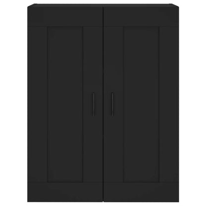 Skap Svart 69,5x34x180 cm