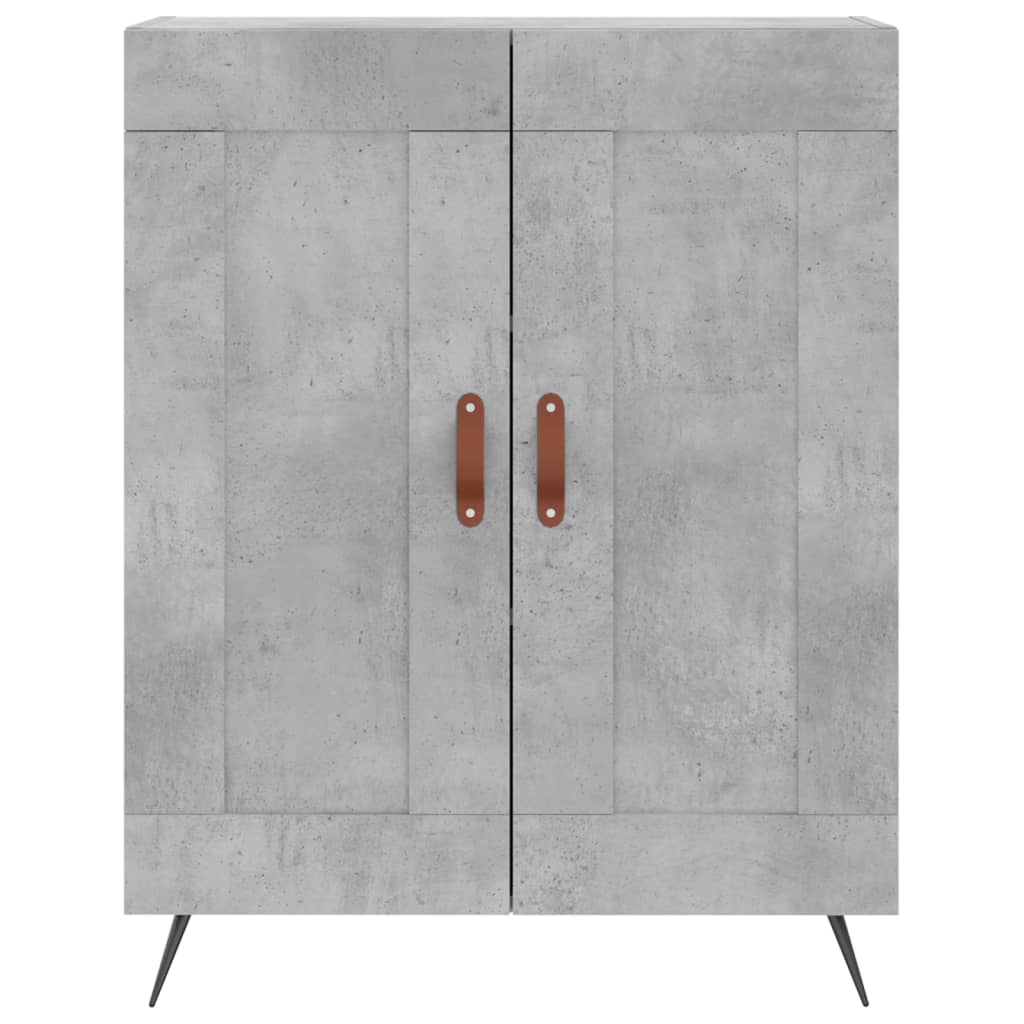 Skap Betonggrå 69,5x34x180 cm