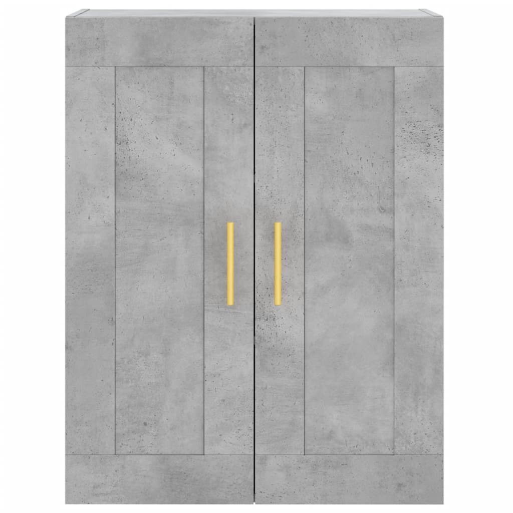 Skap Betonggrå 69,5x34x180 cm
