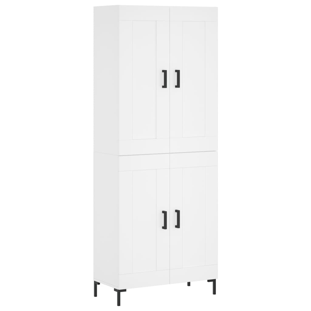 Skap Hvit 69,5x34x180 cm