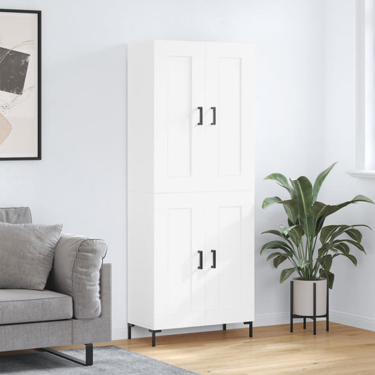 Skap Hvit 69,5x34x180 cm