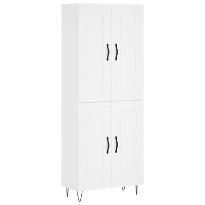 Skap Hvit 69,5x34x180 cm