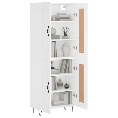 Skap Hvit 69,5x34x180 cm