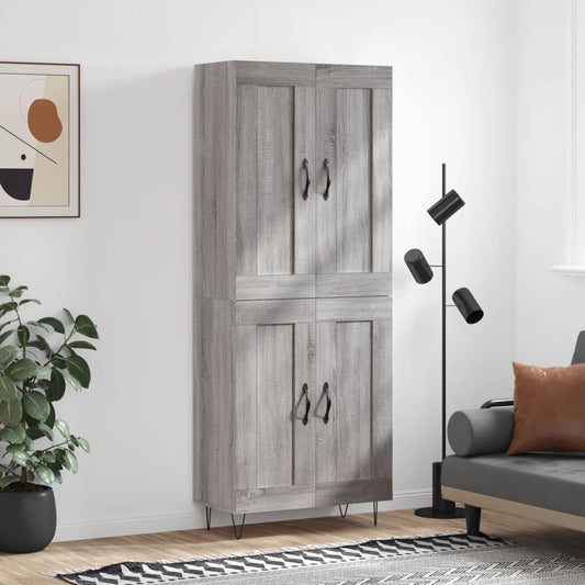Skap Sonoma Grå 69,5x34x180 cm