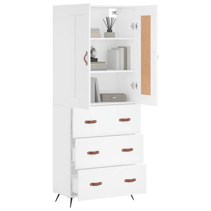 Skap Hvit 69,5x34x180 cm