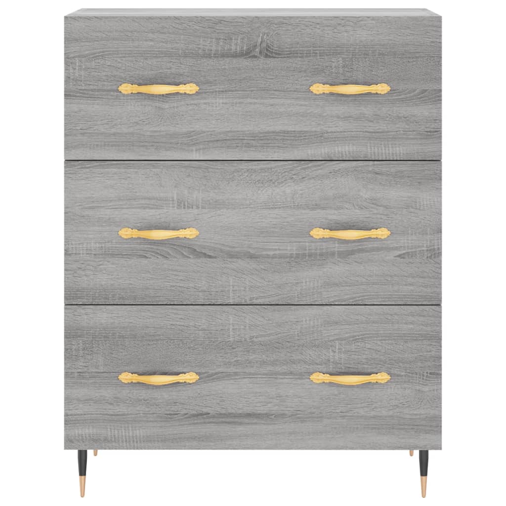 Skap Sonoma Grå 69,5x34x180 cm