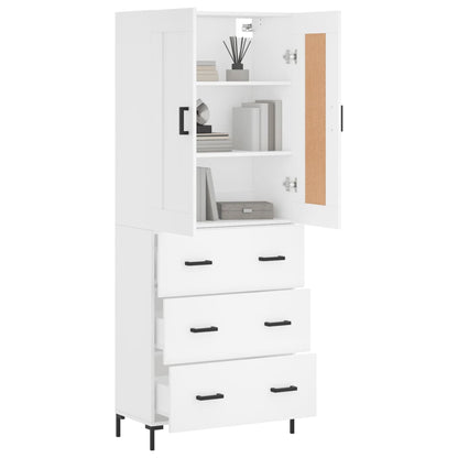 Skap Hvit 69,5x34x180 cm