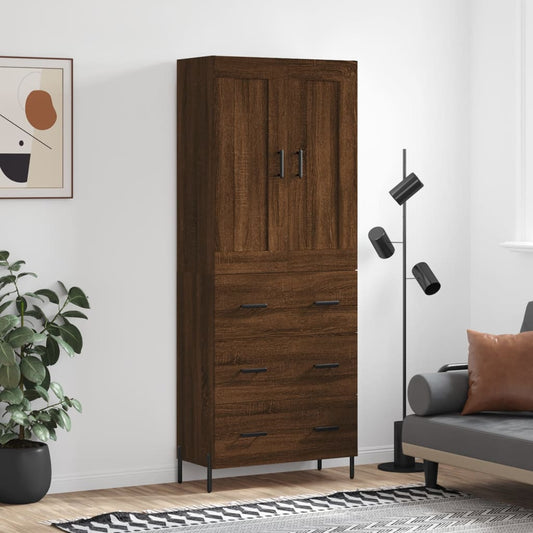 Skap Brun Eik 69,5x34x180 cm