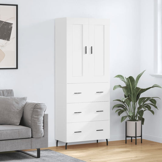 Skap Hvit 69,5x34x180 cm