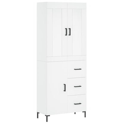 Skap Hvit 69,5x34x180 cm