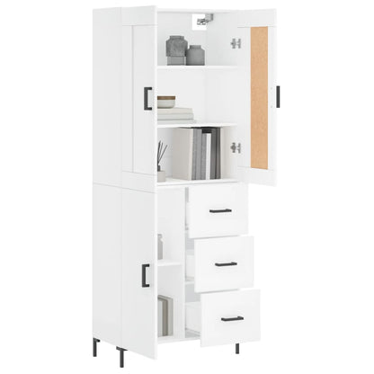 Skap Hvit 69,5x34x180 cm