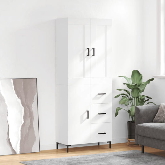 Skap Hvit 69,5x34x180 cm