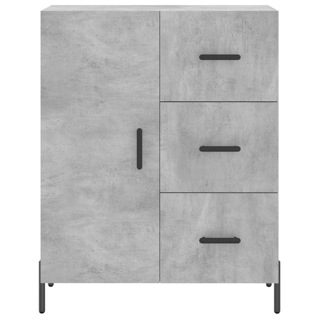 Skap Betonggrå 69,5x34x180 cm