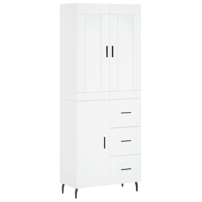 Skap Hvit 69,5x34x180 cm