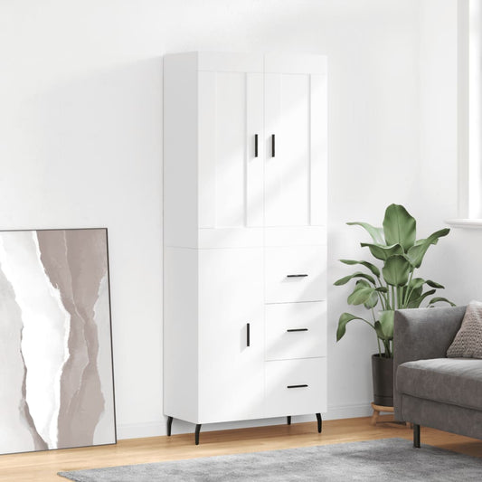 Skap Hvit 69,5x34x180 cm