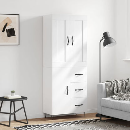 Skap Hvit 69,5x34x180 cm